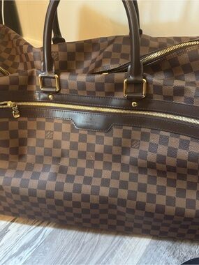 Louis Vuitton Brown Damier Eole Rolling Duffle Bag